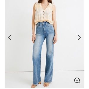 NWT Madewell 11” High-Rise Flare Jeans